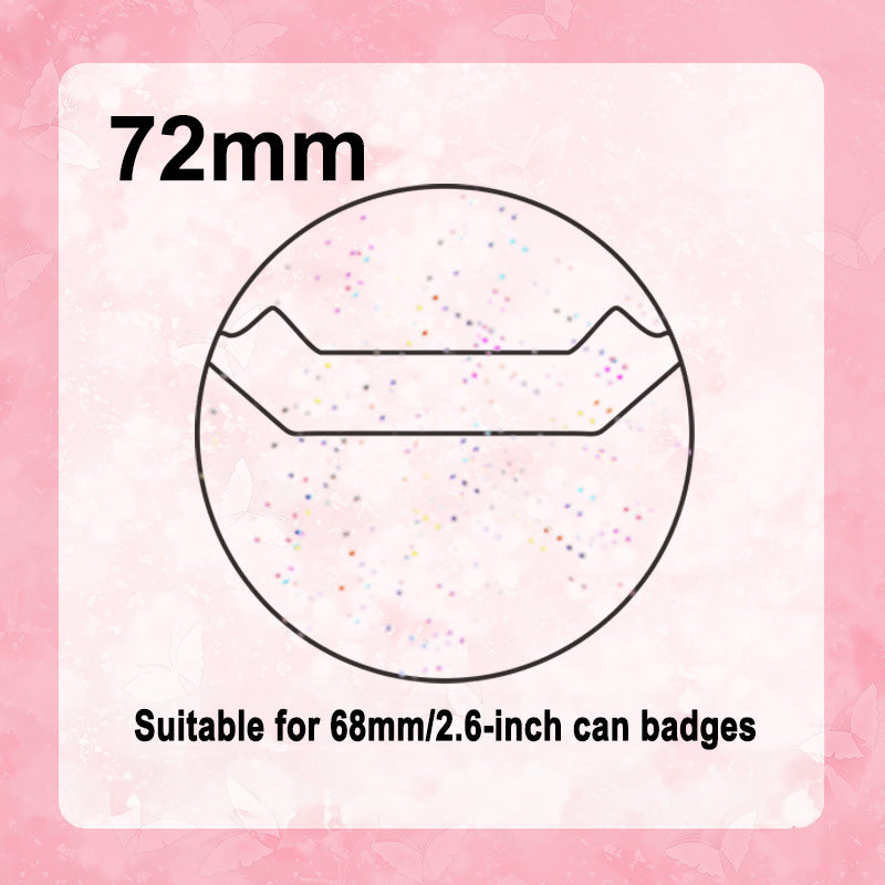Glitter Can Badge Protective Sleeve 丨 Myitabag