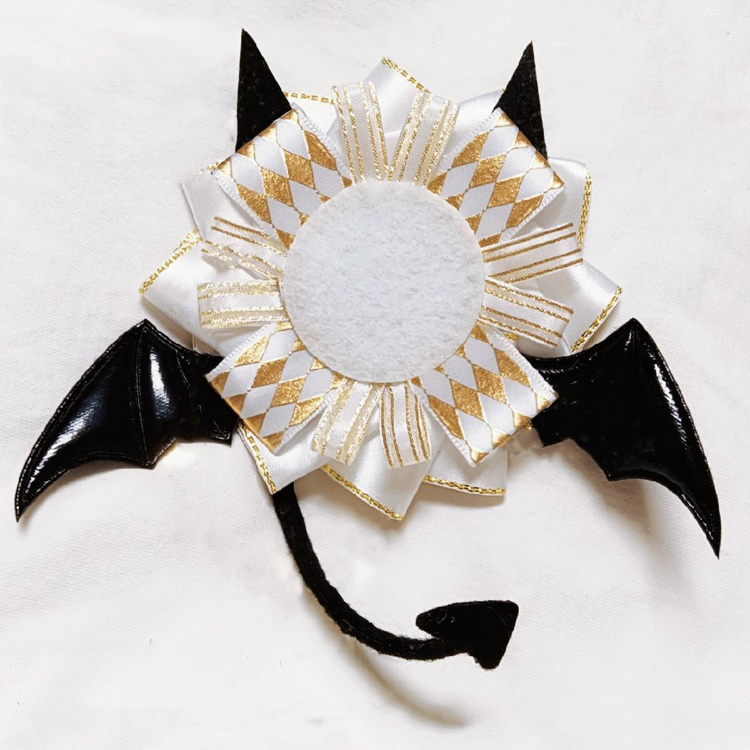 Devil Style Anime Badge Rosette Ribbon 丨 Myitabag