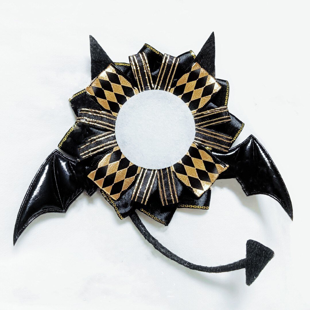 Devil Style Anime Badge Rosette Ribbon 丨 Myitabag