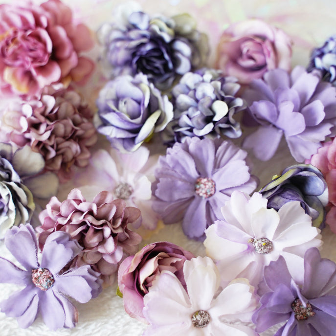 Rose Silk Flower Combination Ita Bag Accessories 丨 Myitabag