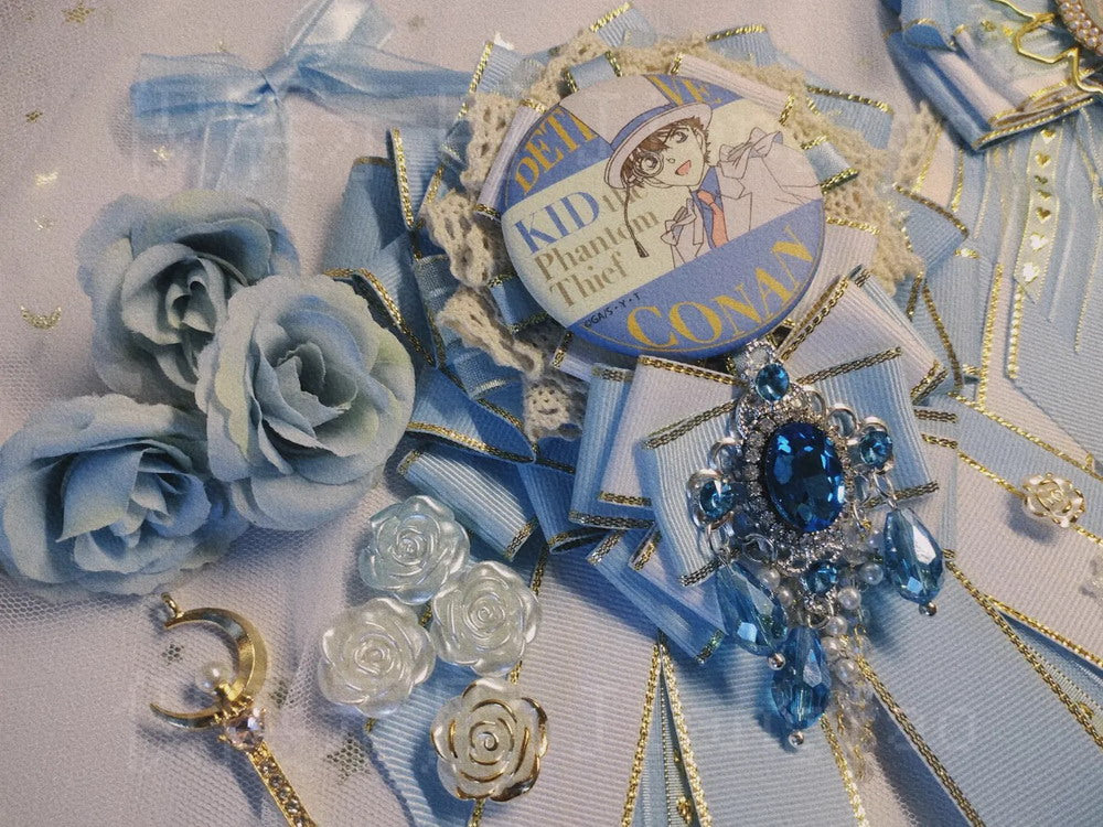 Rose Silk Flower Combination Ita Bag Accessories 丨 Myitabag