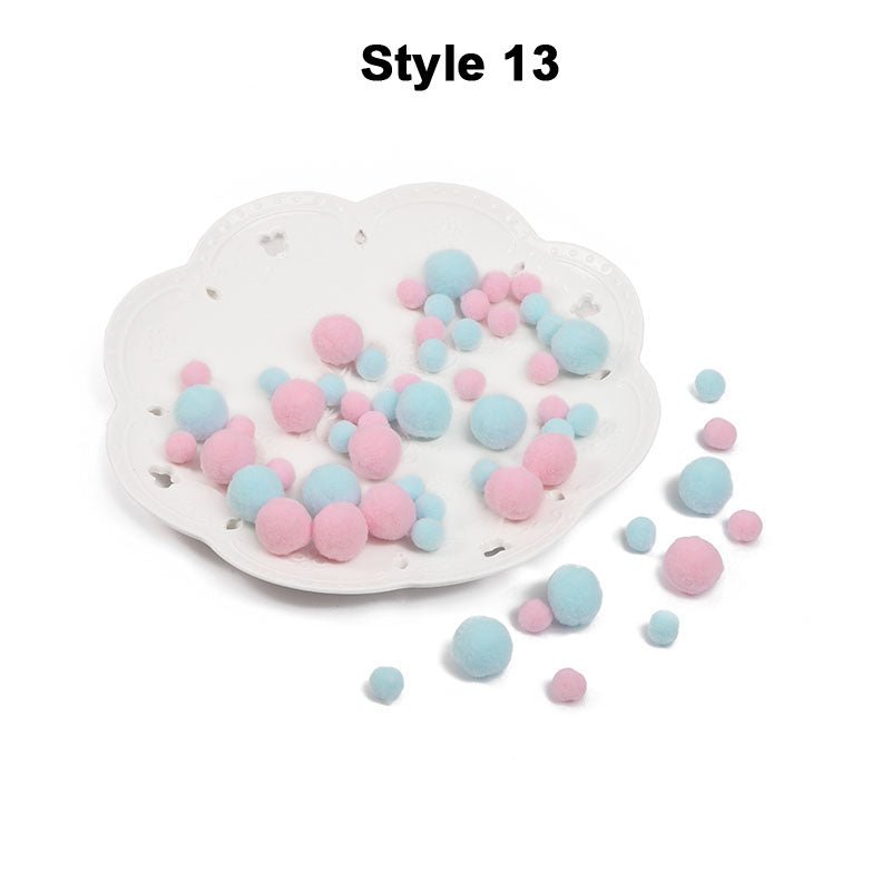 DIY Multicolor Pompom Hairball - Ita bag Decorations 丨 Myitabag