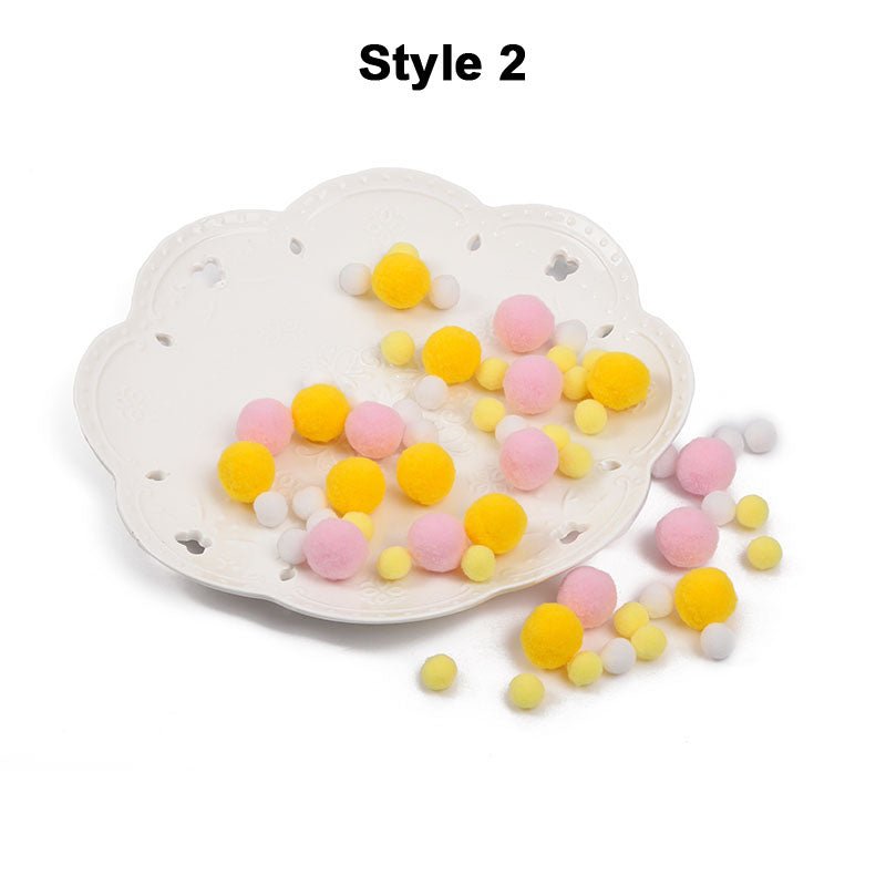 DIY Multicolor Pompom Hairball - Ita bag Decorations 丨 Myitabag