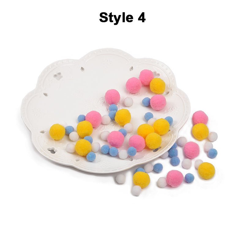 DIY Multicolor Pompom Hairball - Ita bag Decorations 丨 Myitabag