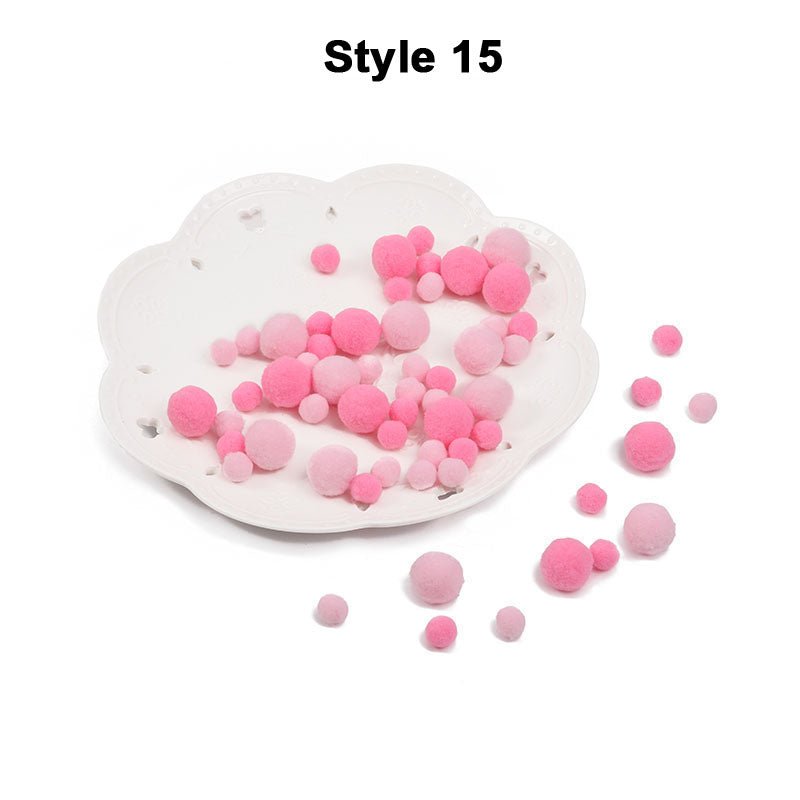 DIY Multicolor Pompom Hairball - Ita bag Decorations 丨 Myitabag