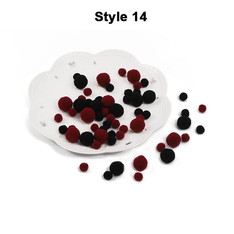 DIY Multicolor Pompom Hairball - Ita bag Decorations 丨 Myitabag