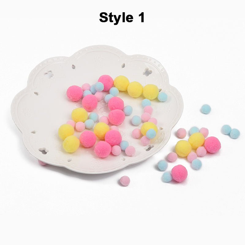 DIY Multicolor Pompom Hairball - Ita bag Decorations 丨 Myitabag