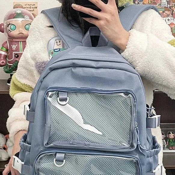 Japanese Ita Bag Backpack with 2 Windows 丨 Myitabag