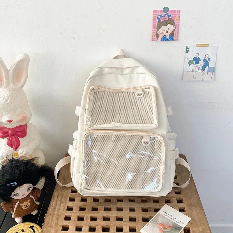 Japanese Ita Bag Backpack with 2 Windows 丨 Myitabag