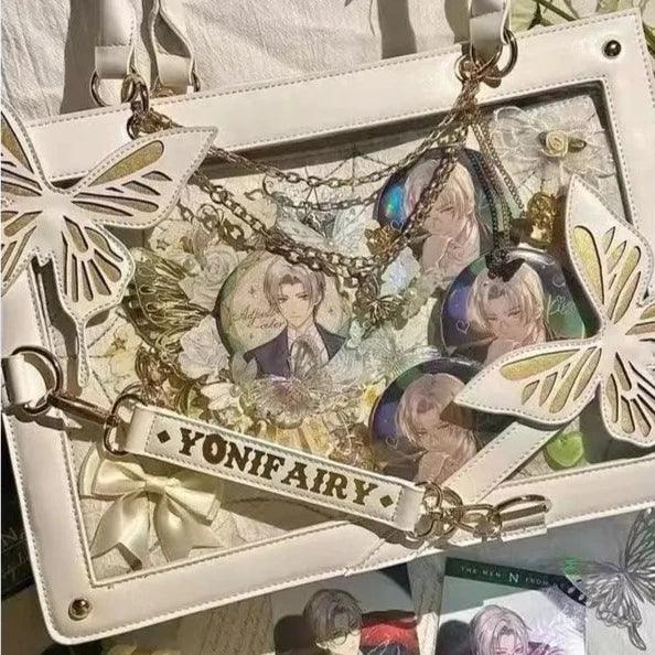 Lolita Shoulder Ita Bag with Butterflies 丨 Myitabag