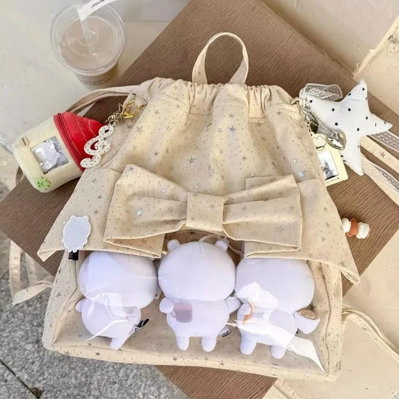 Ruffle Drawstring Ita Backpack 丨 Myitabag