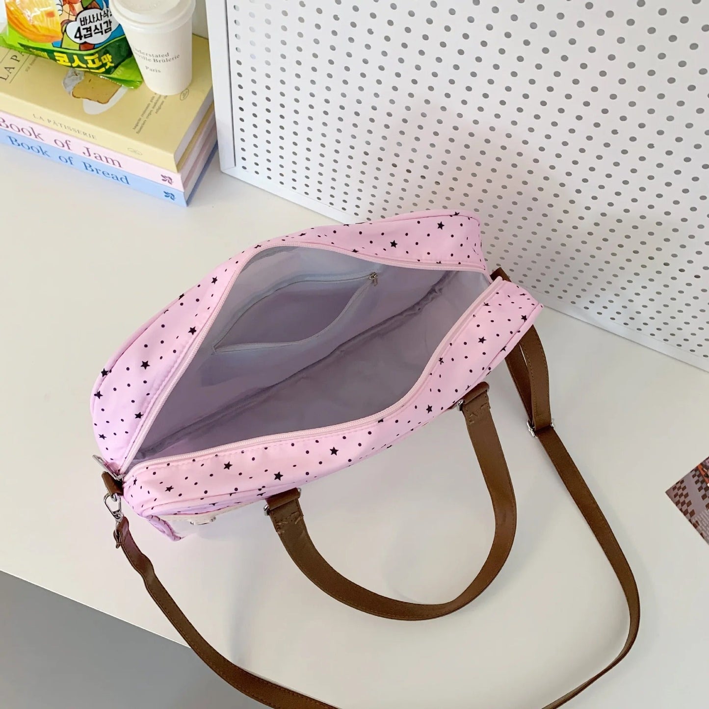 Wide Pastel Lace Ita Tote 丨 Myitabag