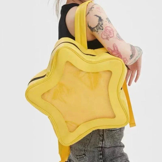Yellow Star Backpack Ita Bag 丨 Myitabag
