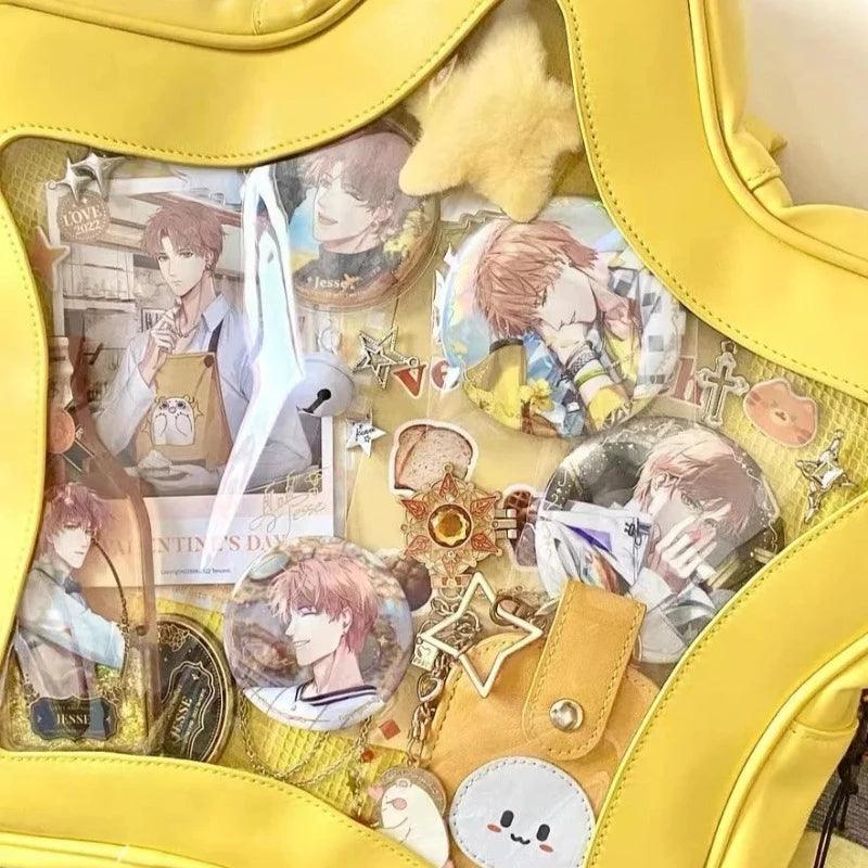 Yellow Star Backpack Ita Bag 丨 Myitabag