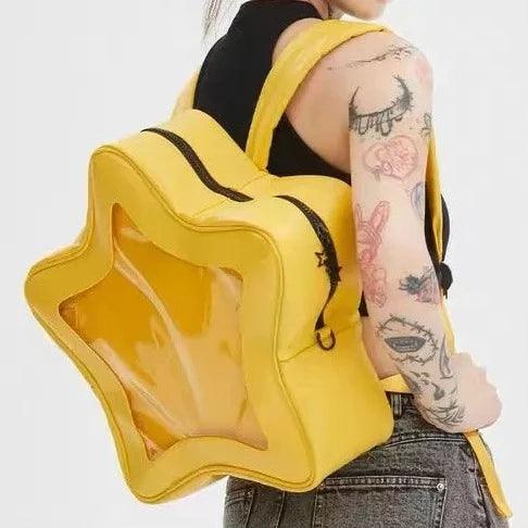 Yellow Star Backpack Ita Bag 丨 Myitabag