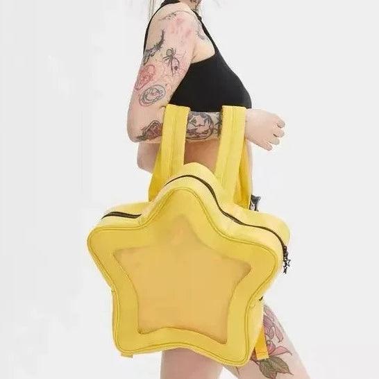 Yellow Star Backpack Ita Bag 丨 Myitabag