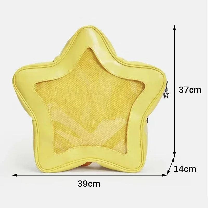 Yellow Star Backpack Ita Bag 丨 Myitabag