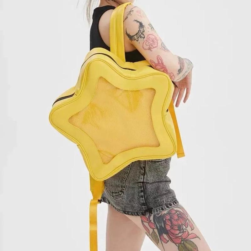 Yellow Star Backpack Ita Bag 丨 Myitabag