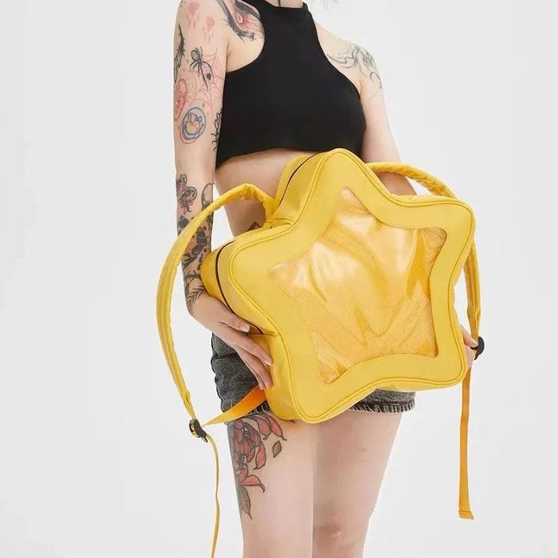 Yellow Star Backpack Ita Bag 丨 Myitabag